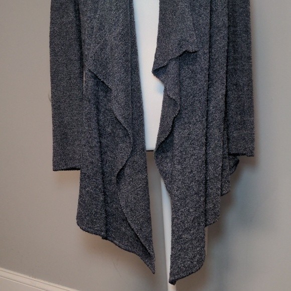 Barefoot Dreams Blue Bamboo Chic Lite Calypso Waterfall Long Sleeve Cardigan S/M - Picture 3 of 14